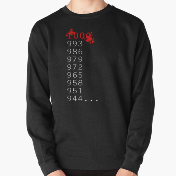 "What's 1000 Minus 7?" Pullover Sweatshirt