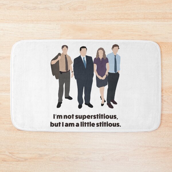 Item preview,  The Office US  I’m not superstitious, but I am a little stitious quote Classic T-Shirt designed and sold by Zalidielem29.