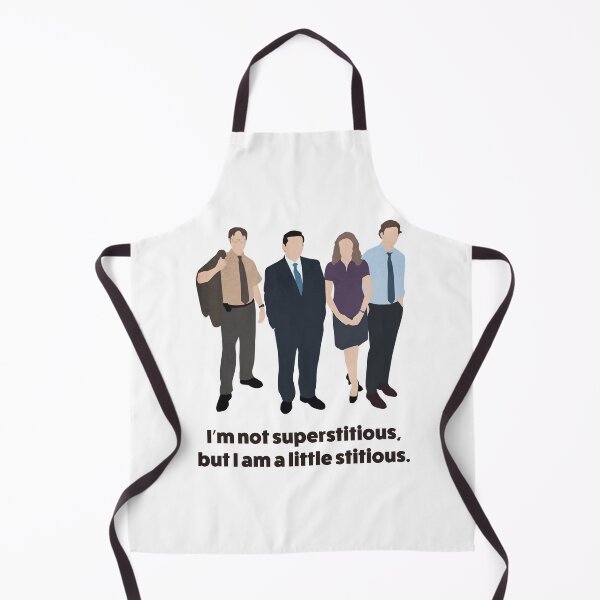 Item preview, The Office US I’m not superstitious, but I am a little stitious quote Classic T-Shirt designed and sold by Zalidielem29.