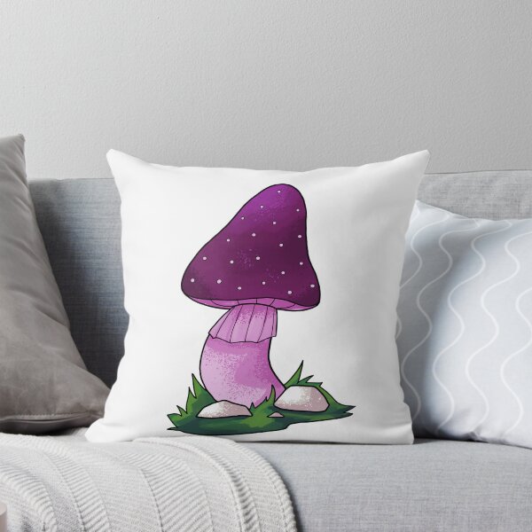 Item preview, Purple Mushroom nature sticker designed and sold by MiniMellows.