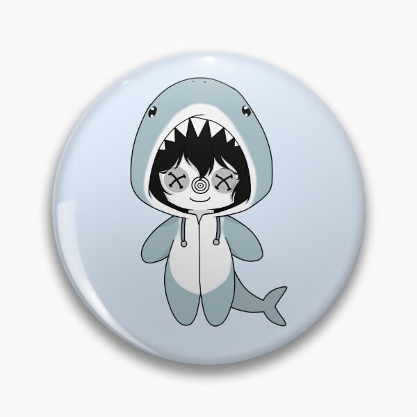 Item preview, creepypasta laughing jill shark costume doll designed and sold by EveryCuteThings.
