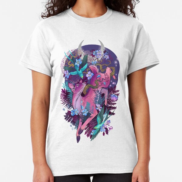 Mystic Midnight Pink White Tail Doe Classic T-Shirt