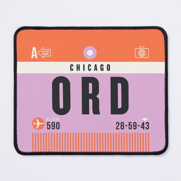 Item preview, Luggage Tag A - ORD Chicago USA designed and sold by VoodooCircus.