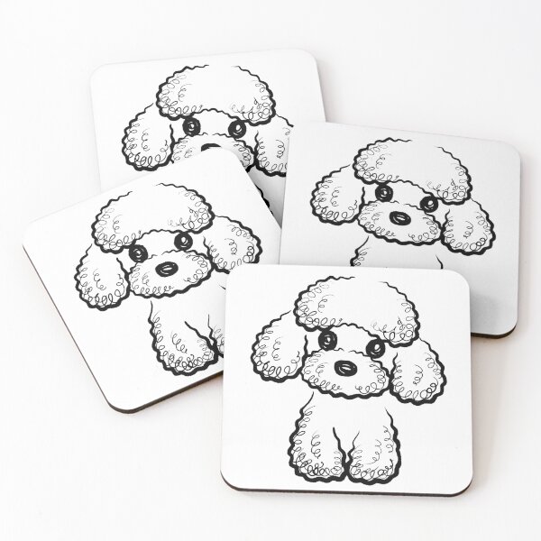 Item preview, Simple sketch of a poodle designed and sold by Toru Sanogawa.