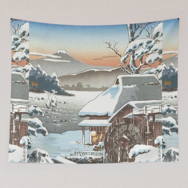 Item preview, Snowy Farmyard in Yaizu by Tsuchiya Koitsu designed and sold by Takeda-art.