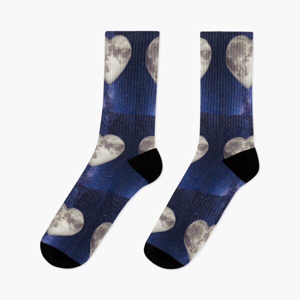 Item preview, Heart Moon, Heart Shaped Moon, Galaxy Art, Willow Days designed and sold by avit1.
