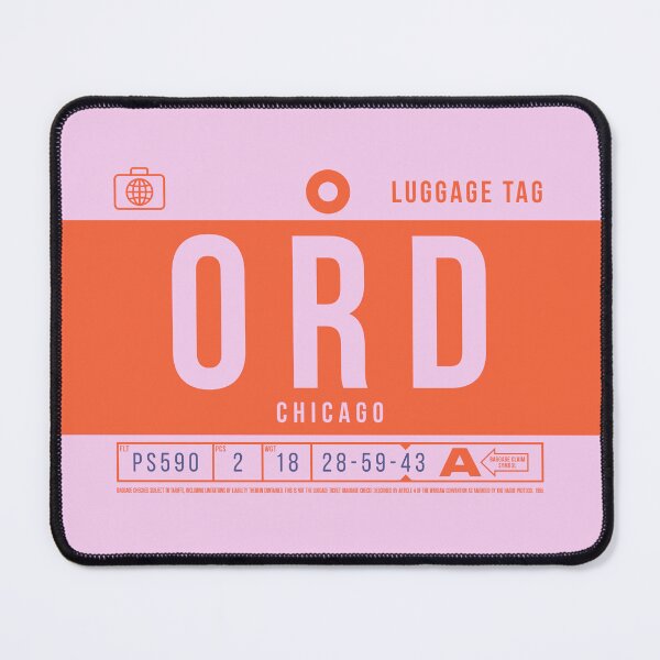 Item preview, Luggage Tag B - ORD Chicago USA designed and sold by VoodooCircus.