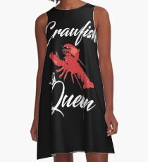 Crawfish Queen T-Shirt A-Line Dress