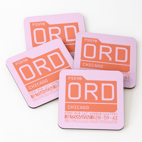 Item preview, Luggage Tag C - ORD Chicago USA designed and sold by VoodooCircus.