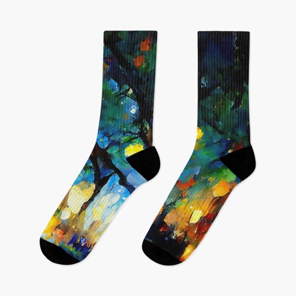 Item preview, Starry night in the park designed and sold by AM FineArtPrints.