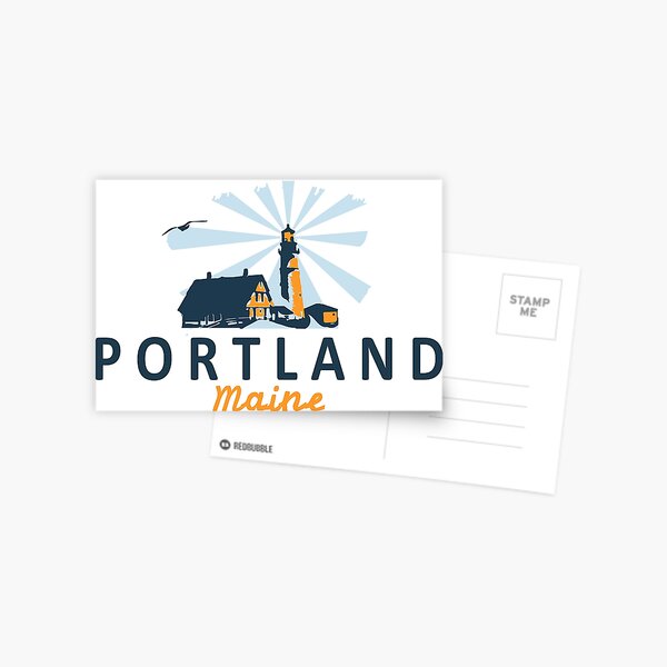 Portland Maine. Postcard