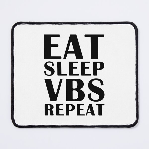 Aperçu de l'œuvre Répéter l'activité VBS Eat Sleep créée et vendue par bolkibox.