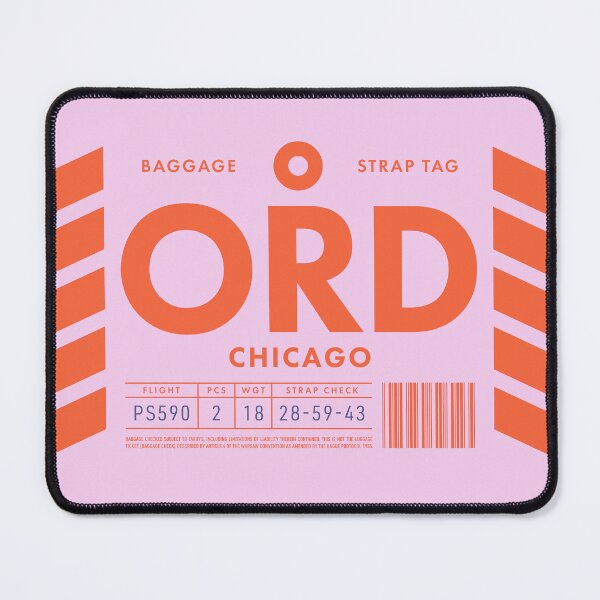 Item preview, Luggage Tag D - ORD Chicago USA designed and sold by VoodooCircus.