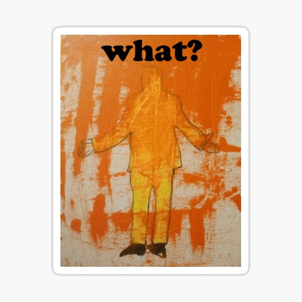 The big question... Sticker