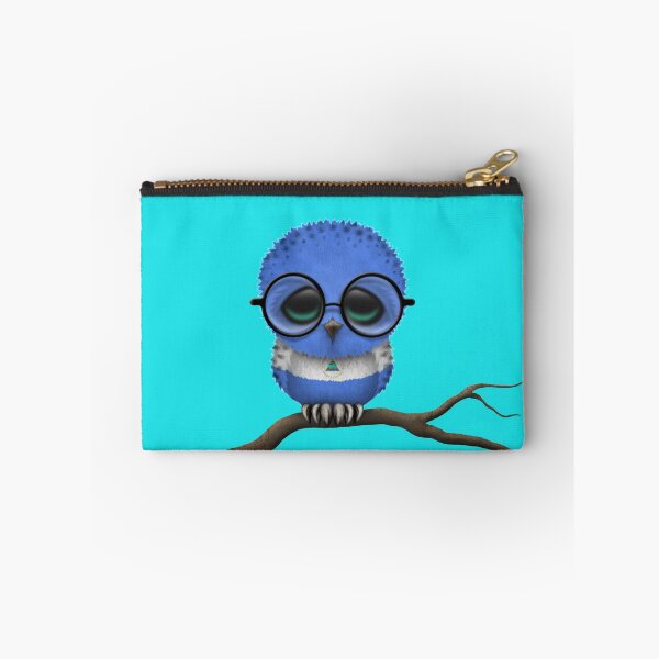 Item preview, Nerdy Nicaraguan Baby Owl on a Branch designed and sold by JeffBartels.
