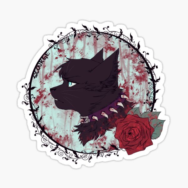 Warrior Cats Scourge Sticker