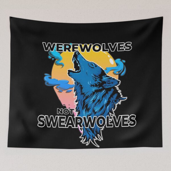 Item preview, Werewolves NOT Swearwolves designed and sold by loganferret.