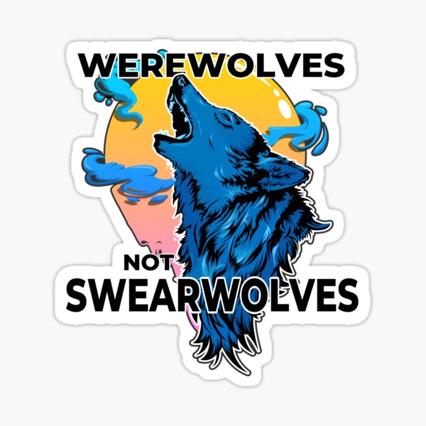 Aperçu de l'œuvre Les loups-garous ne sont PAS des jurons créée et vendue par loganferret.