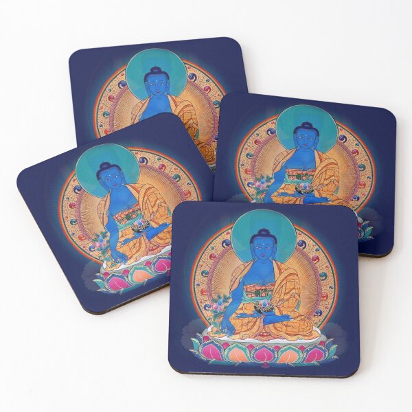 Item preview, Bhaisajyaguru  Medicine Buddha thangka  designed and sold by TheGallery69.