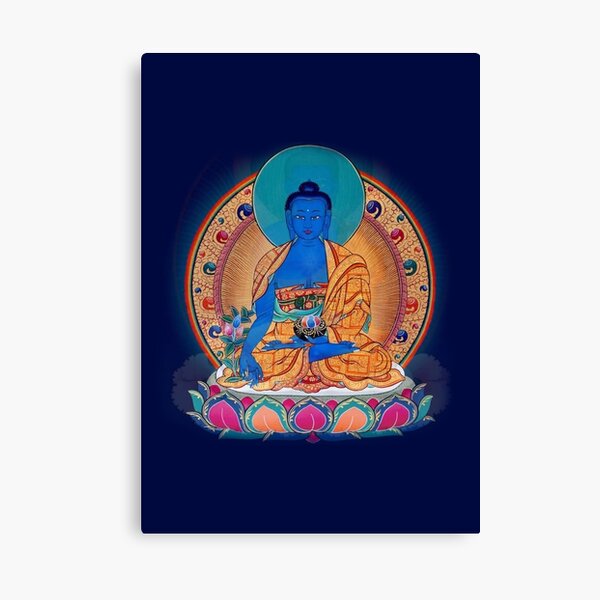 Item preview, Bhaisajyaguru  Medicine Buddha thangka designed and sold by TheGallery69.