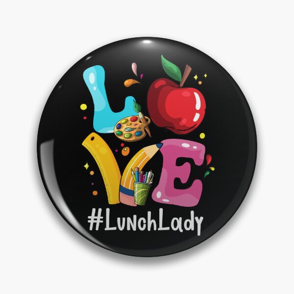 Item preview, Love Funny Back To School Lunch Lady Teacher designed and sold by Rich-Bogus.