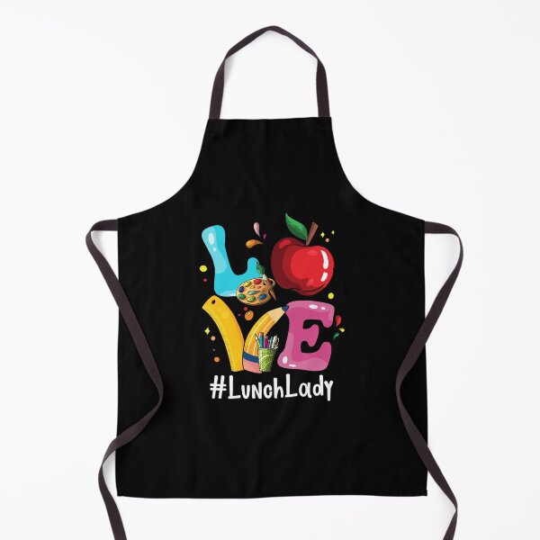 Item preview, Love Funny Back To School Lunch Lady Teacher designed and sold by Rich-Bogus.