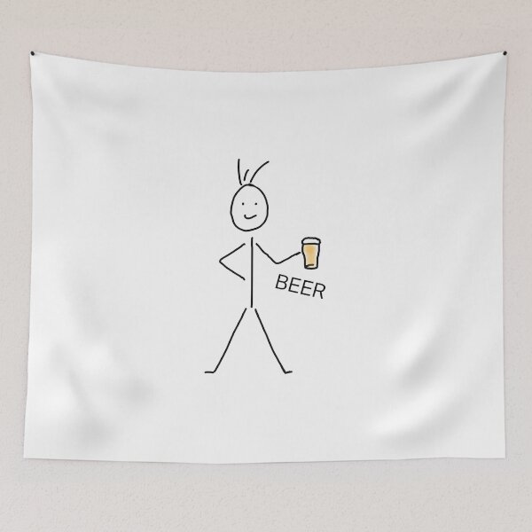 Item preview, Beer Matchstick Man designed and sold by Brownies22.