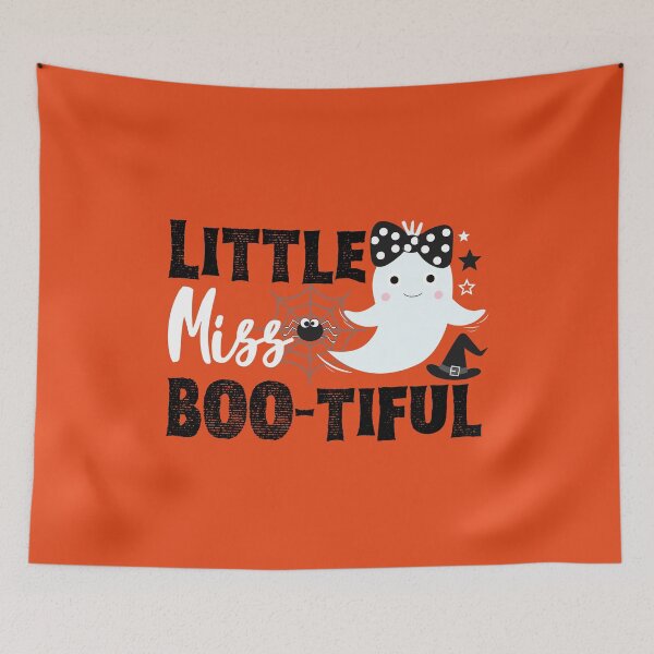 Item preview, Little Miss Boo-tiful Ghost Cute Halloween designed and sold by ModkMerch.