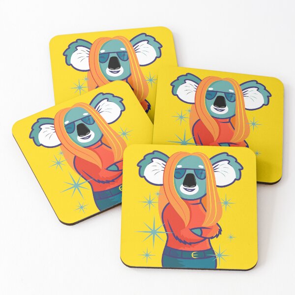 Item preview, Koala Gloria Steinem designed and sold by Planet of Koalas. Character design.