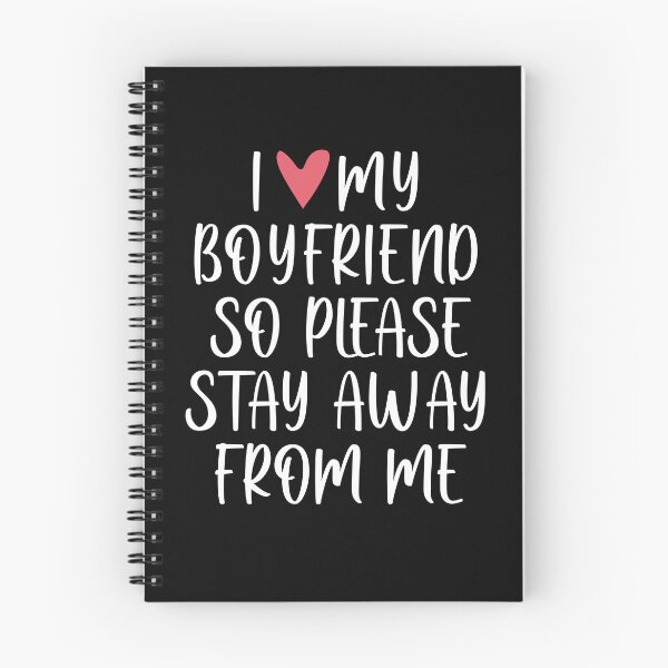 Item preview, I Love My Boyfriend So Please Stay Away From Me Gift For Girlfriend Funny Jealousy  designed and sold by alenaz.