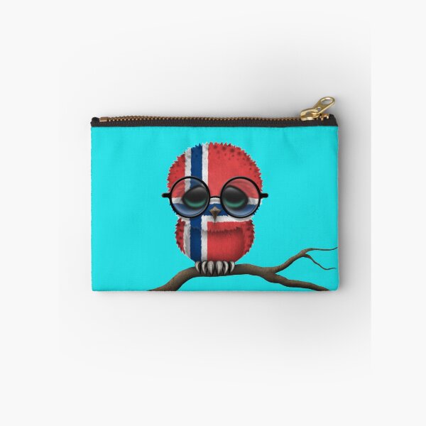 Item preview, Nerdy Norwegian Baby Owl on a Branch designed and sold by JeffBartels.