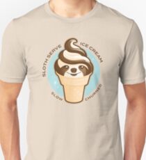 Ice Cream Cone Sloth Pun Unisex T-Shirt