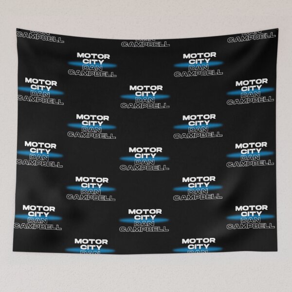 Item preview, Motor City Dan Campbell MCDC - Detroit Lions designed and sold by peacefulcreator.