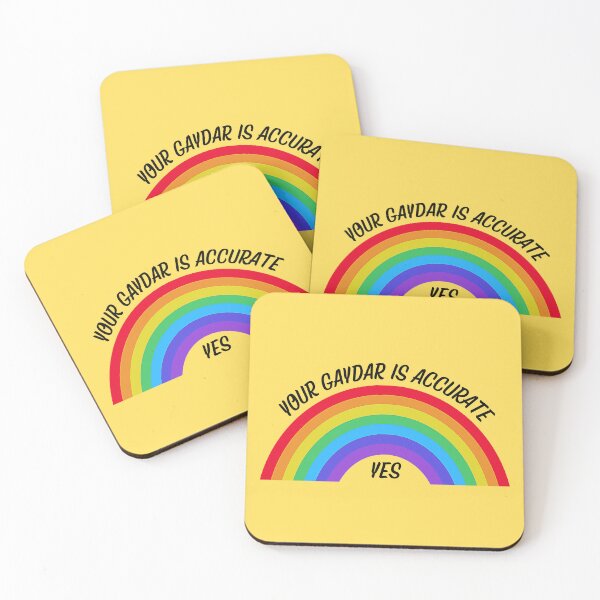 Item preview, Yes Your Gaydar Is Accurate Rainbow In Yellow designed and sold by LuckyKermit.