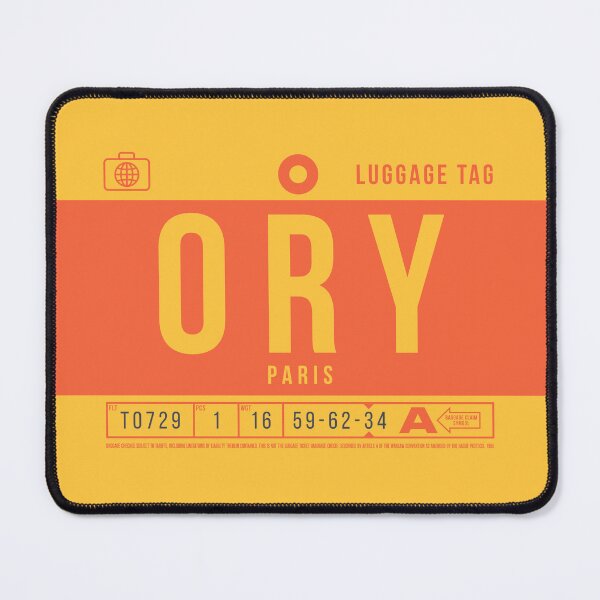 Item preview, Luggage Tag B - ORY Paris France designed and sold by VoodooCircus.