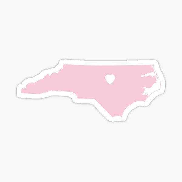 Item preview, North Carolina Love in Pink designed and sold by Maren Misner.