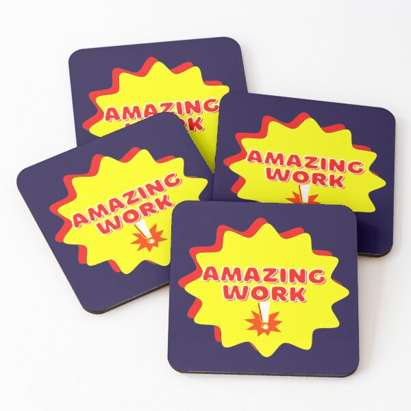 Item preview, Amazing Work Fun Cute Teacher Parent Reward Motivational designed and sold by mayamay0.