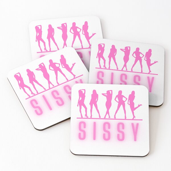 Item preview, Sissy Silhouettes pink neon  designed and sold by SISSY4SISSIES.