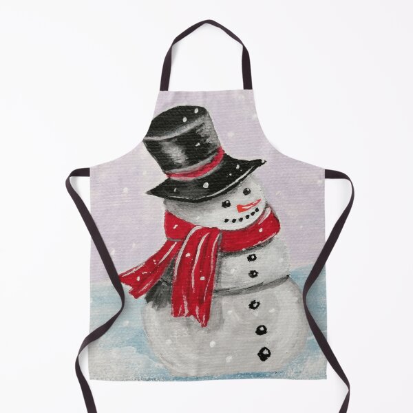 Item preview, Sweet, happy snowman painted on canvas - this is a great winter motif designed and sold by Anke Franikowski.