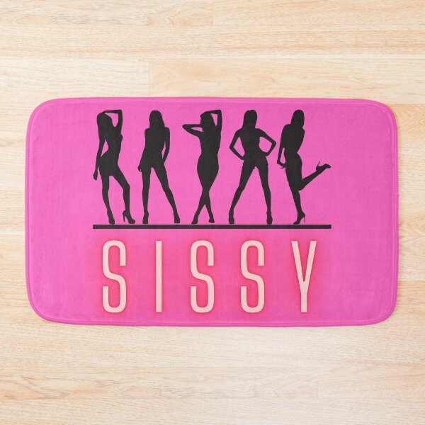 Item preview, Sissy Silhouettes red neon  and dark grey designed and sold by SISSY4SISSIES.