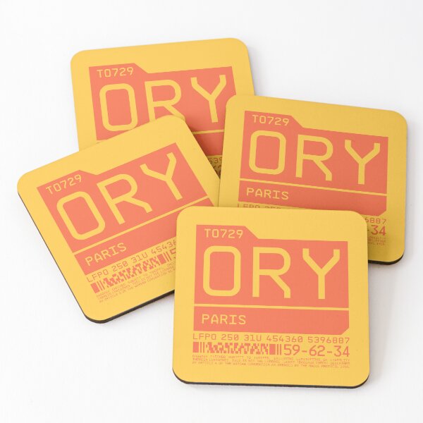 Item preview, Luggage Tag C - ORY Paris France designed and sold by VoodooCircus.