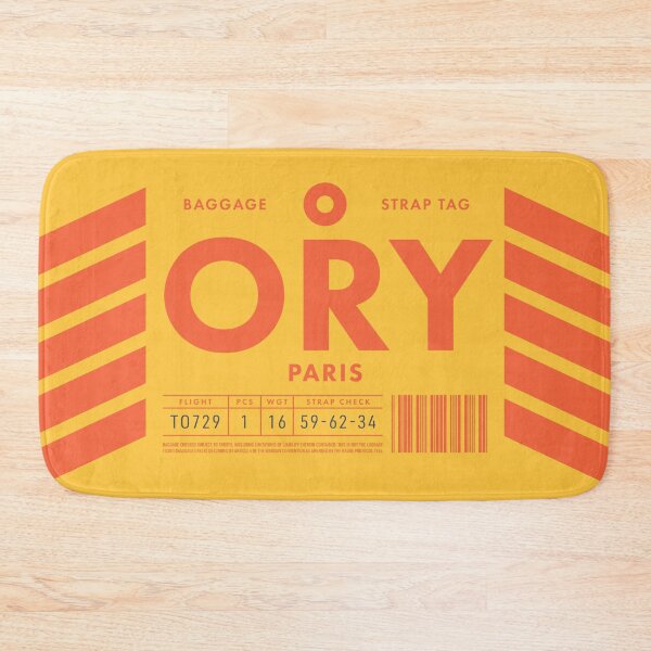 Item preview, Baggage Tag D - ORY Paris France designed and sold by VoodooCircus.