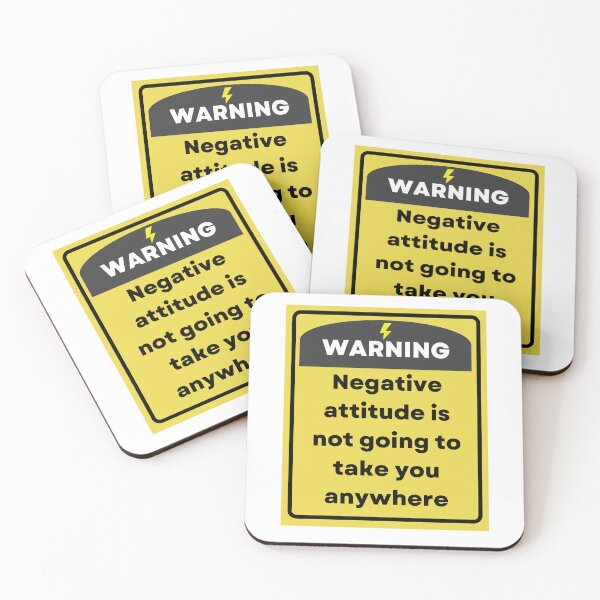 Item preview, Negative Attitude Quotes designed and sold by theredsharp.