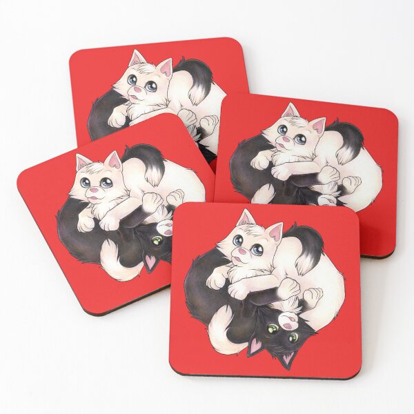 Item preview, Cute Yin Yang Cat Great gift cat fan designed and sold by ZadzeneaArt.