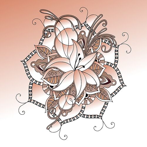 Floral Mandalas 256 (Style:3)