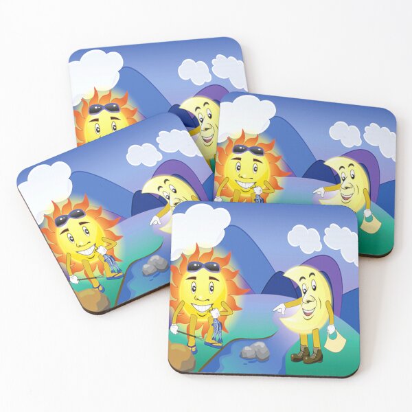 Item preview, Cute moon and sun cartoon characters. designed and sold by BEAUTY ⭐⭐⭐⭐⭐.