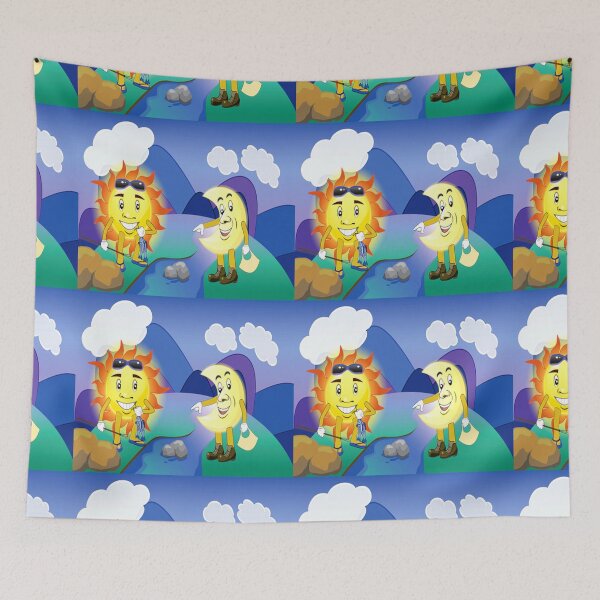 Item preview, Cute moon and sun cartoon characters. designed and sold by BEAUTY ⭐⭐⭐⭐⭐.