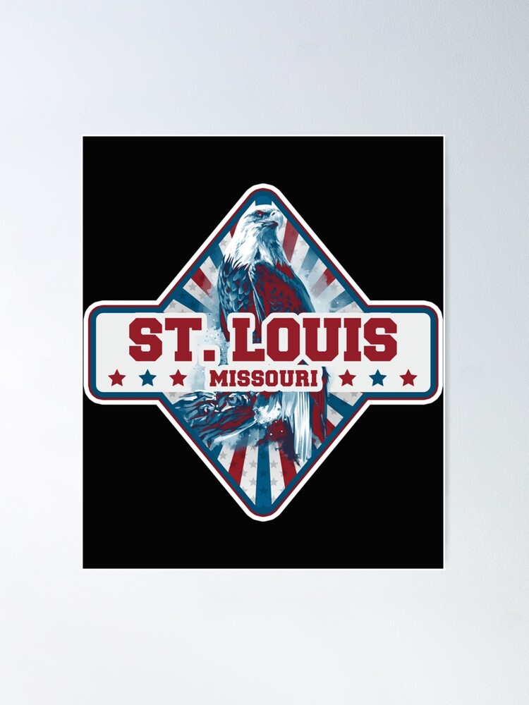 St Louis Blues Shirt Cardinals USA Flag St Louis Blues Gift