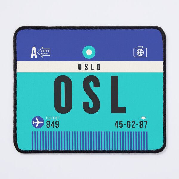 Item preview, Luggage Tag A - OSL Oslo Norway designed and sold by VoodooCircus.
