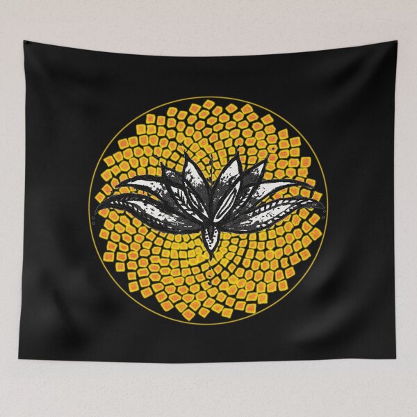 Item preview, Lotus & CircleVisions (B&WGxR&Y) designed and sold by createVisions.